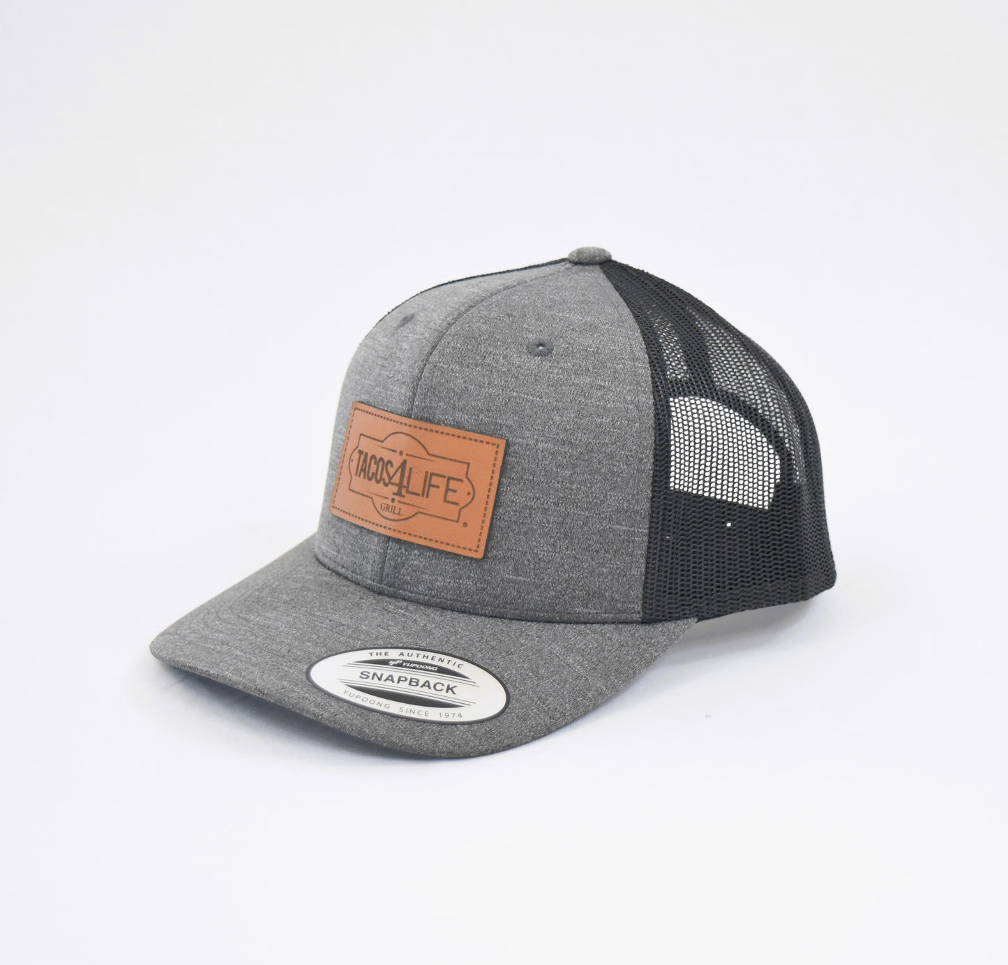 Leather Patch Trucker Hat