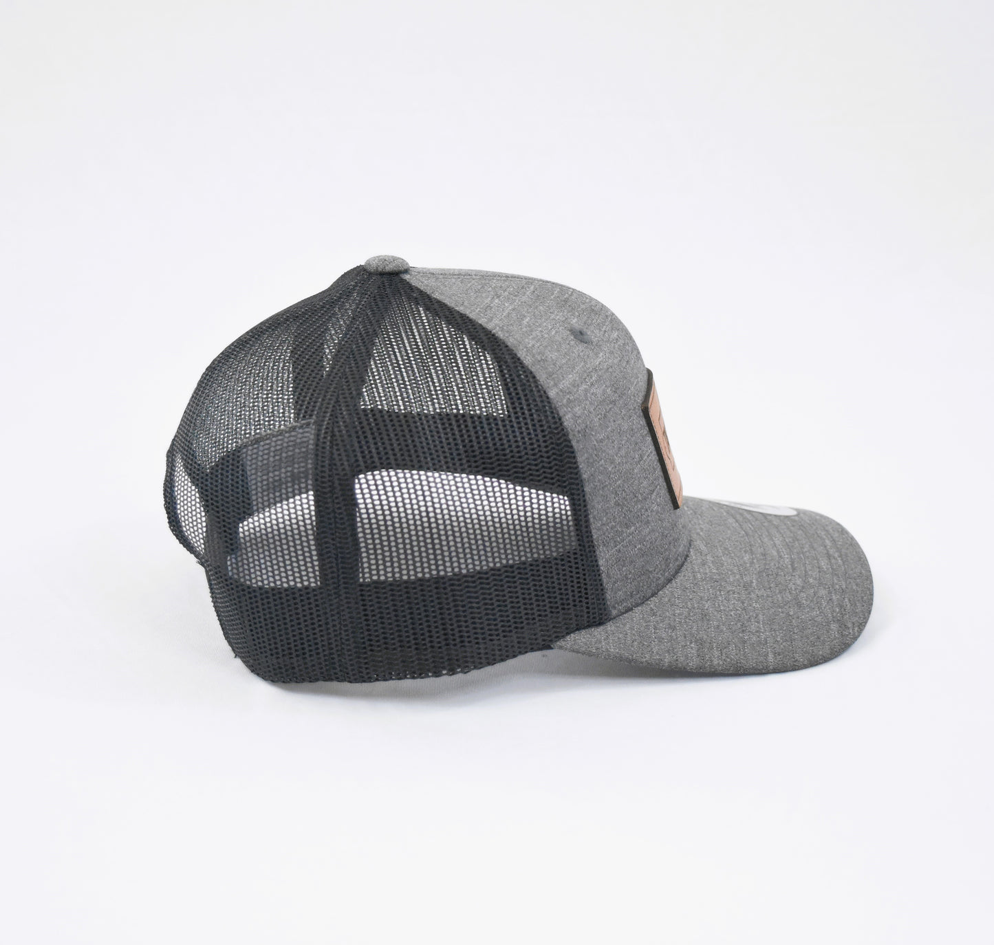 Leather Patch Trucker Hat