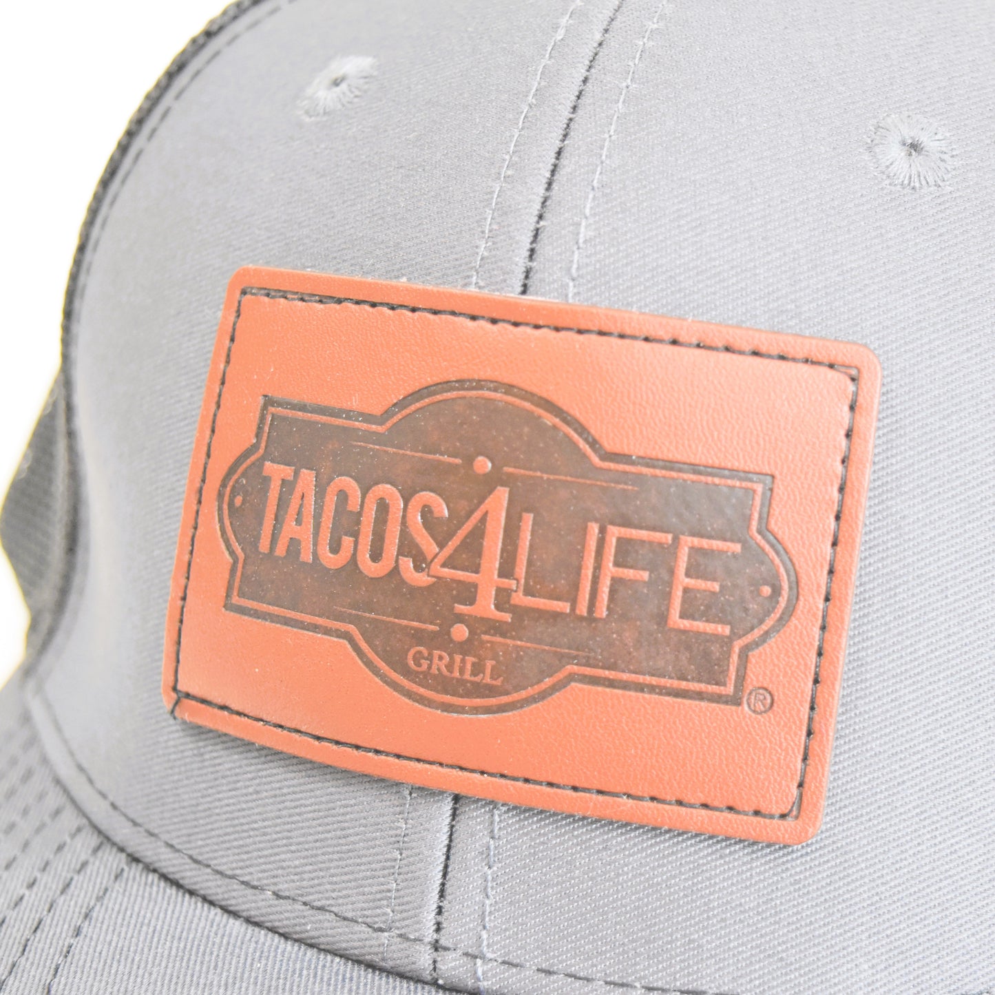 Leather Patch Trucker Hat