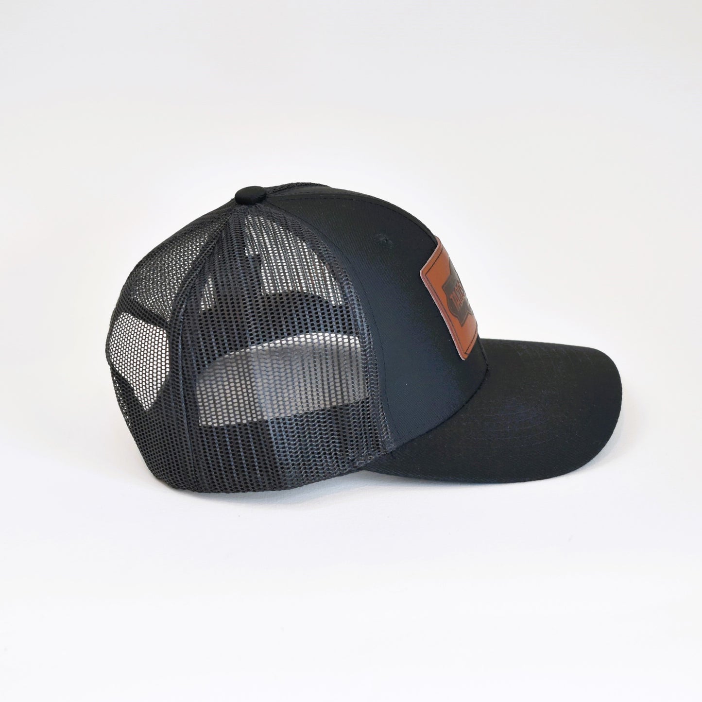 Leather Patch Trucker Hat