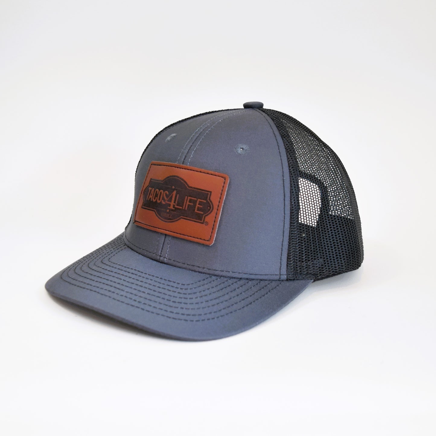 Leather Patch Trucker Hat