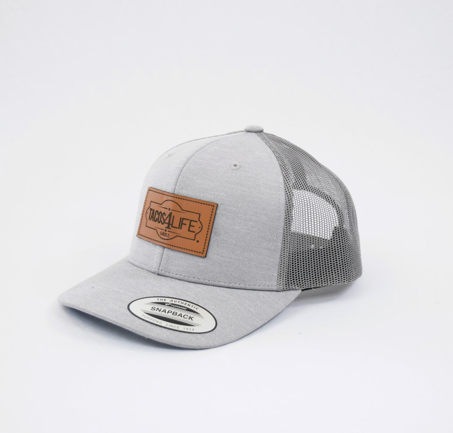 Leather Patch Trucker Hat