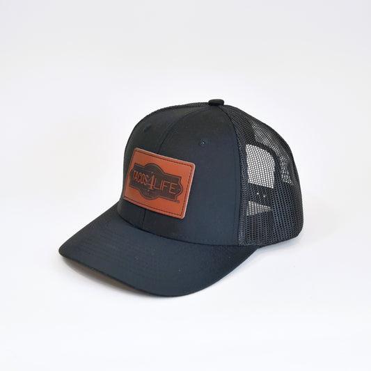 Leather Patch Trucker Hat